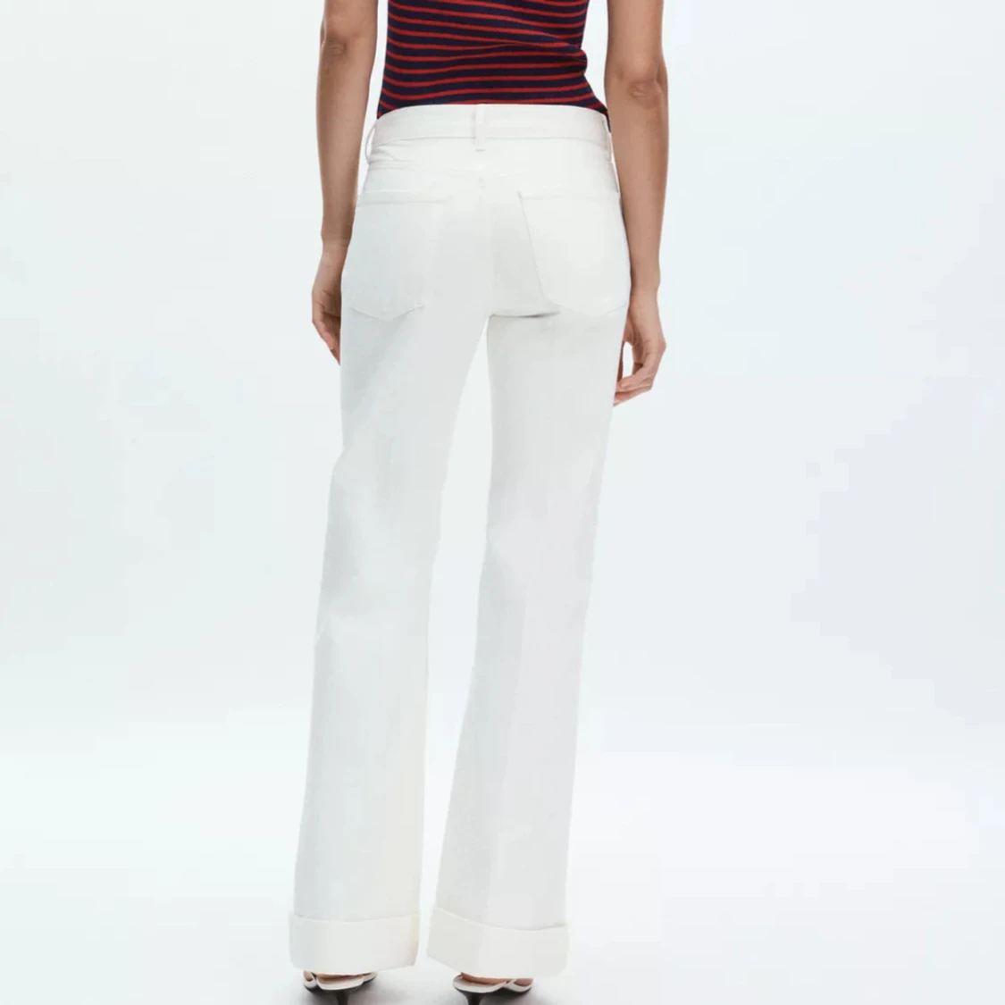 Låg midjade flare jeans - 2