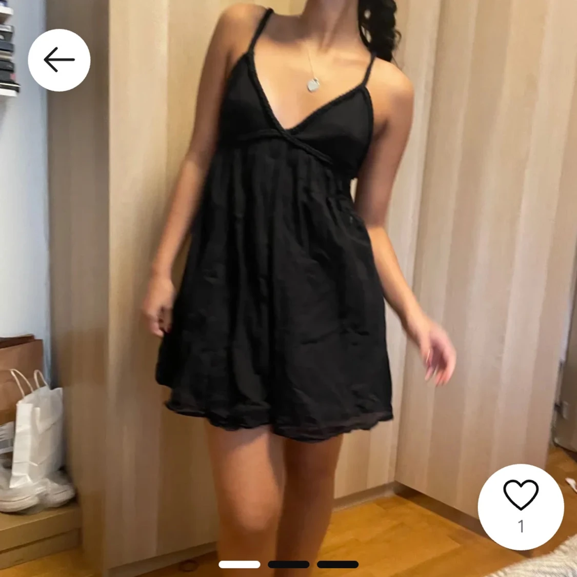 Svart klänning zara  - 2