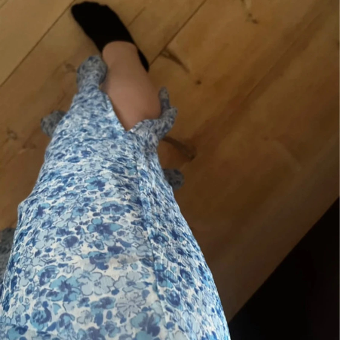 Blommig långklänning - 1