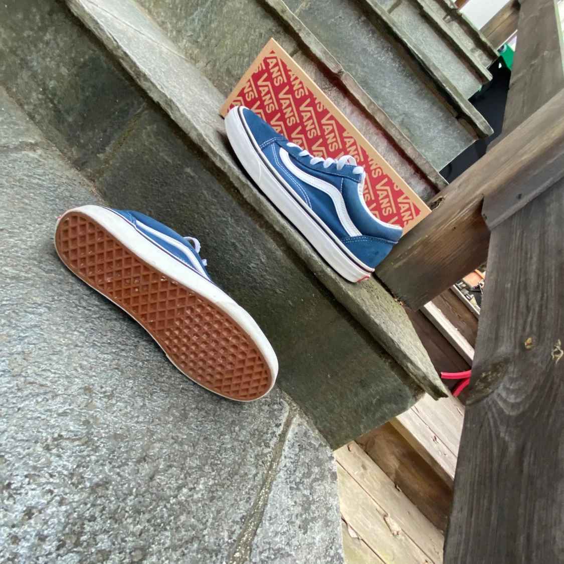 Blå sneakers från Vans - 1