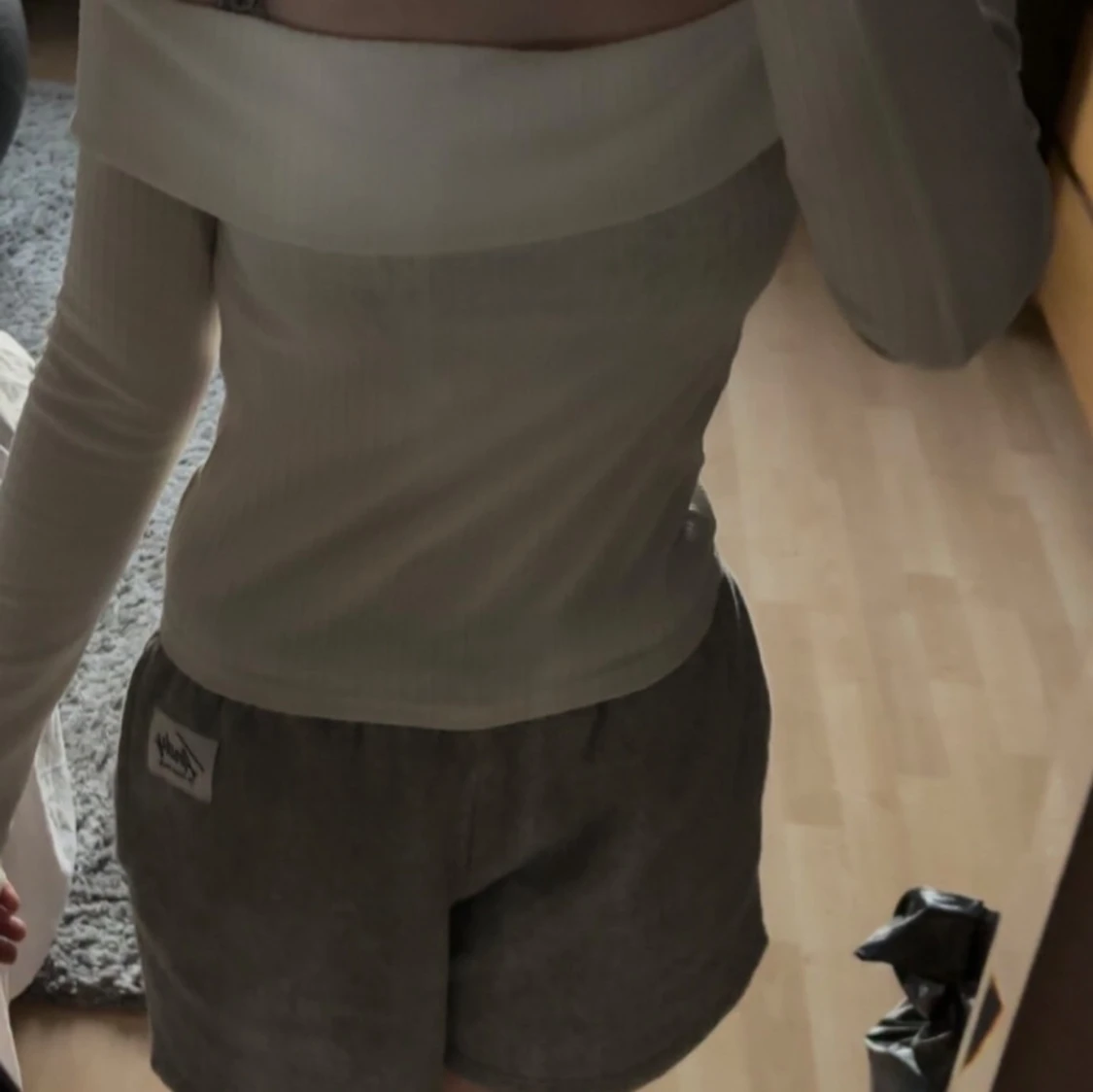vit offshoulder topp från H&M - 2