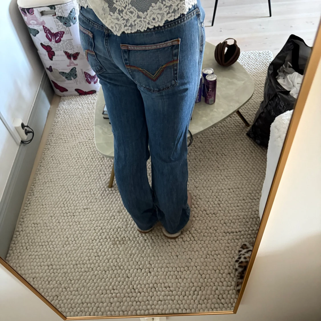 Blå Disel jeans bootcut - 1