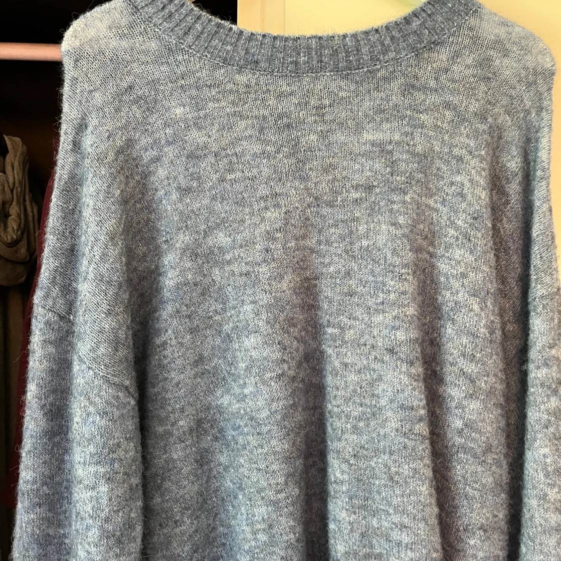 Blå stickad tröja från Cubus - 1