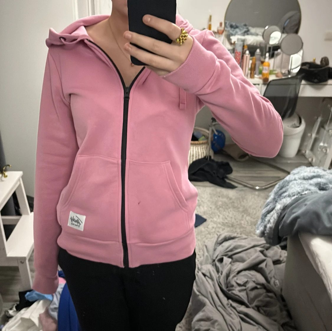 Rosa hoodie från andy 