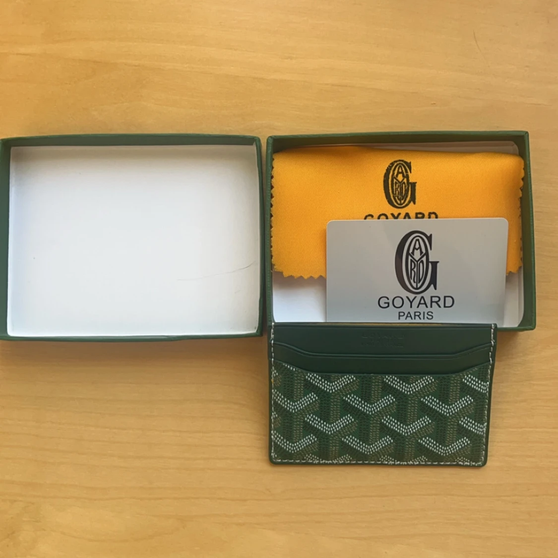 Grön korthållare - 2