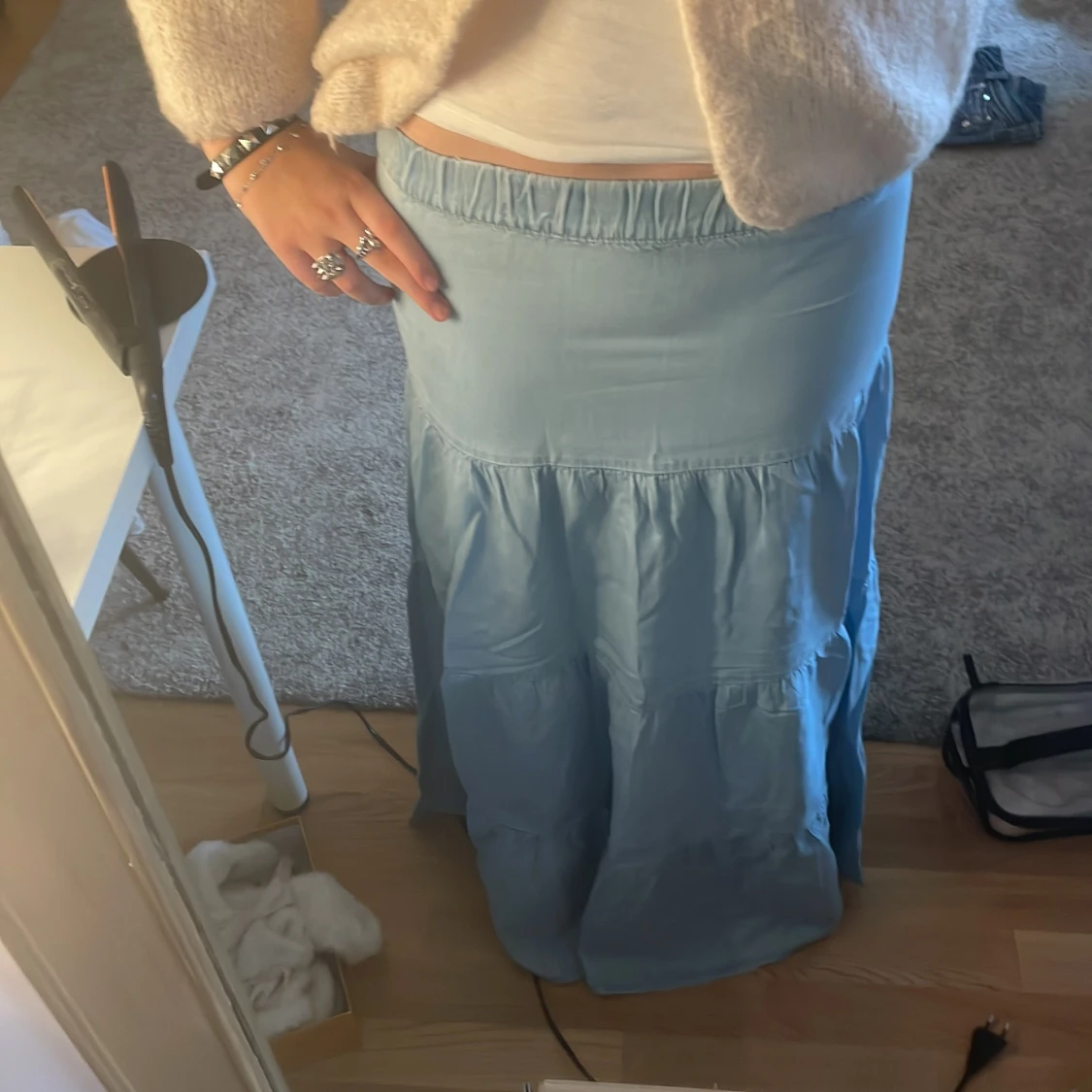 Ljusblå långkjol - 1