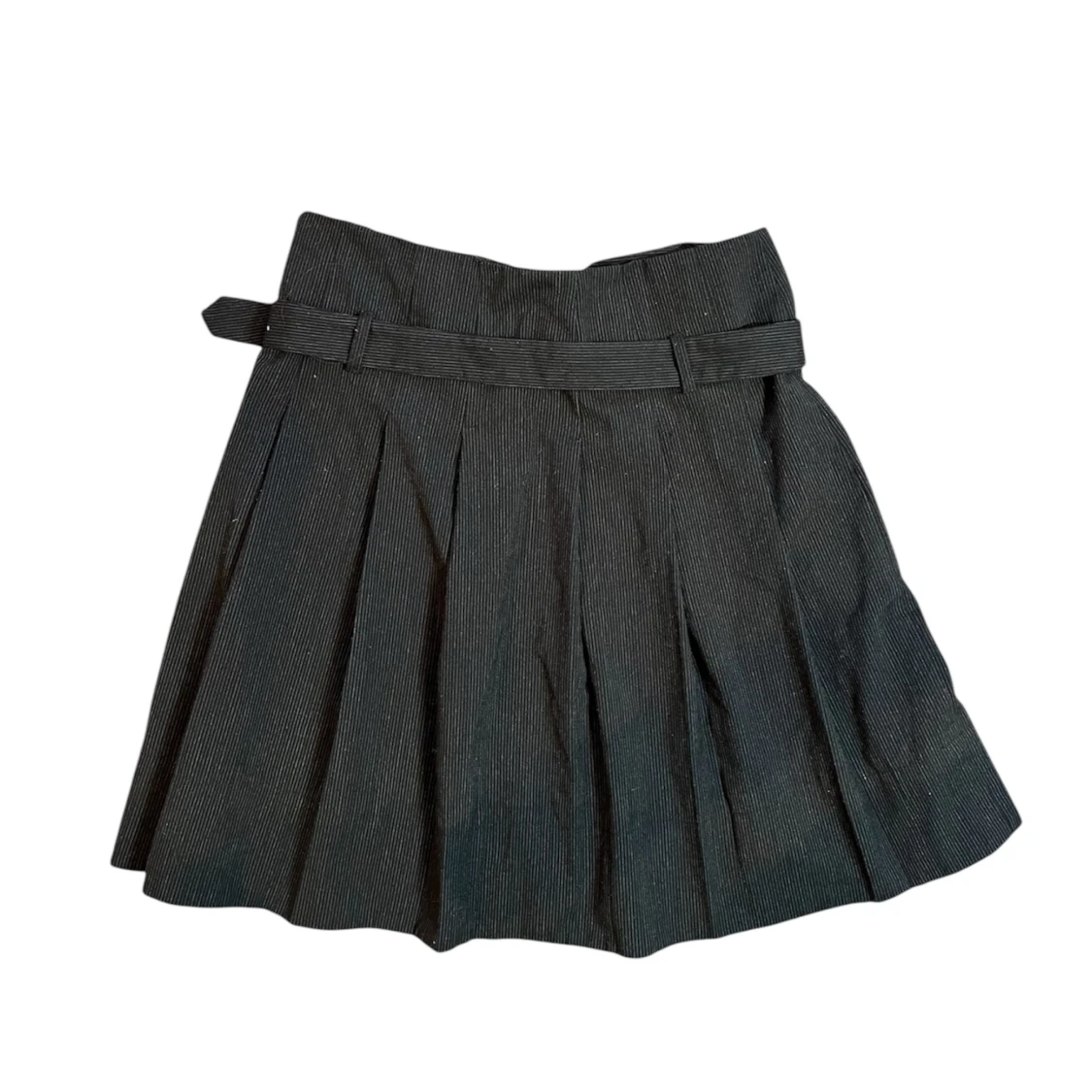 Lowwaist knäkjol med skärp - 1