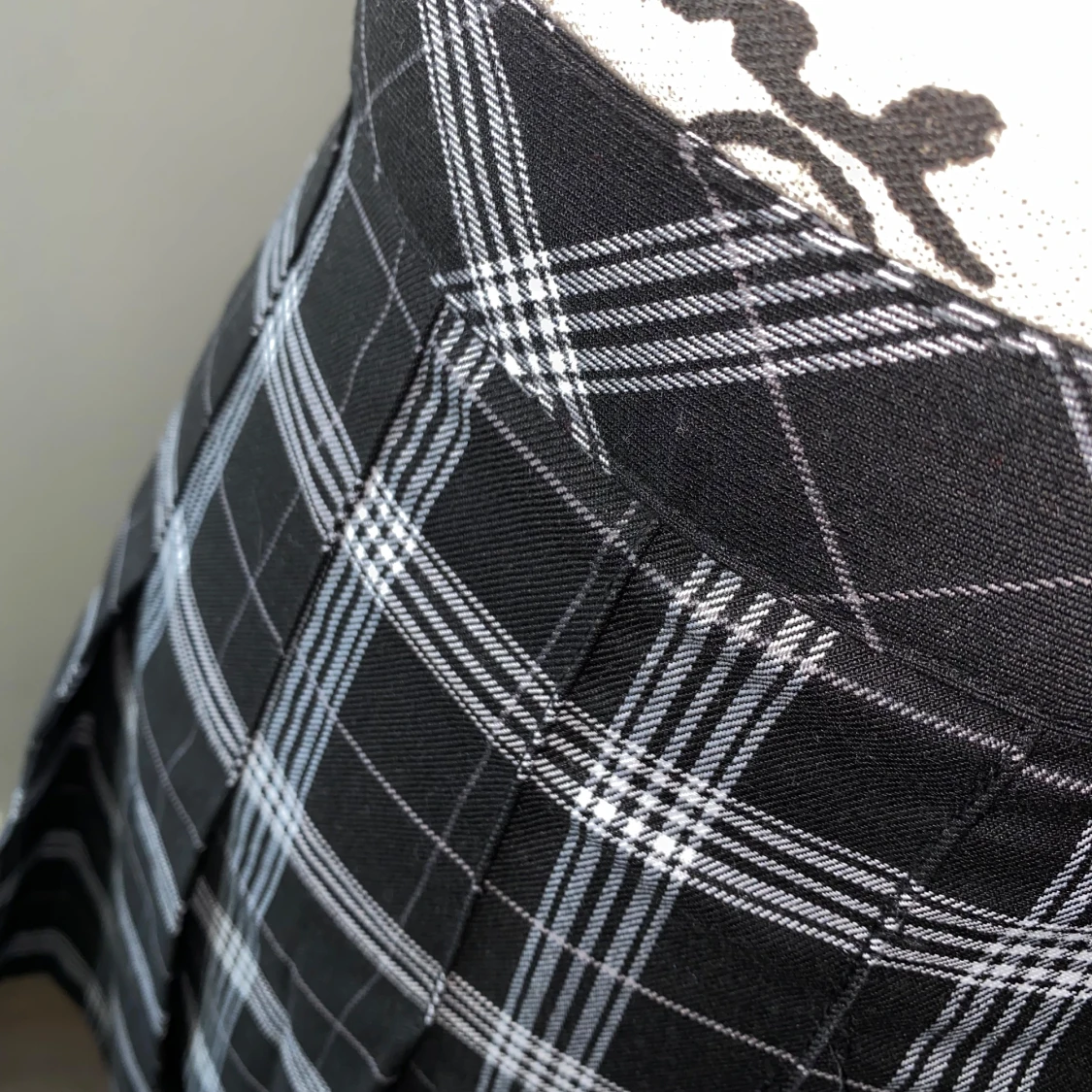 Kjol rutig veckad Helt ny - 2