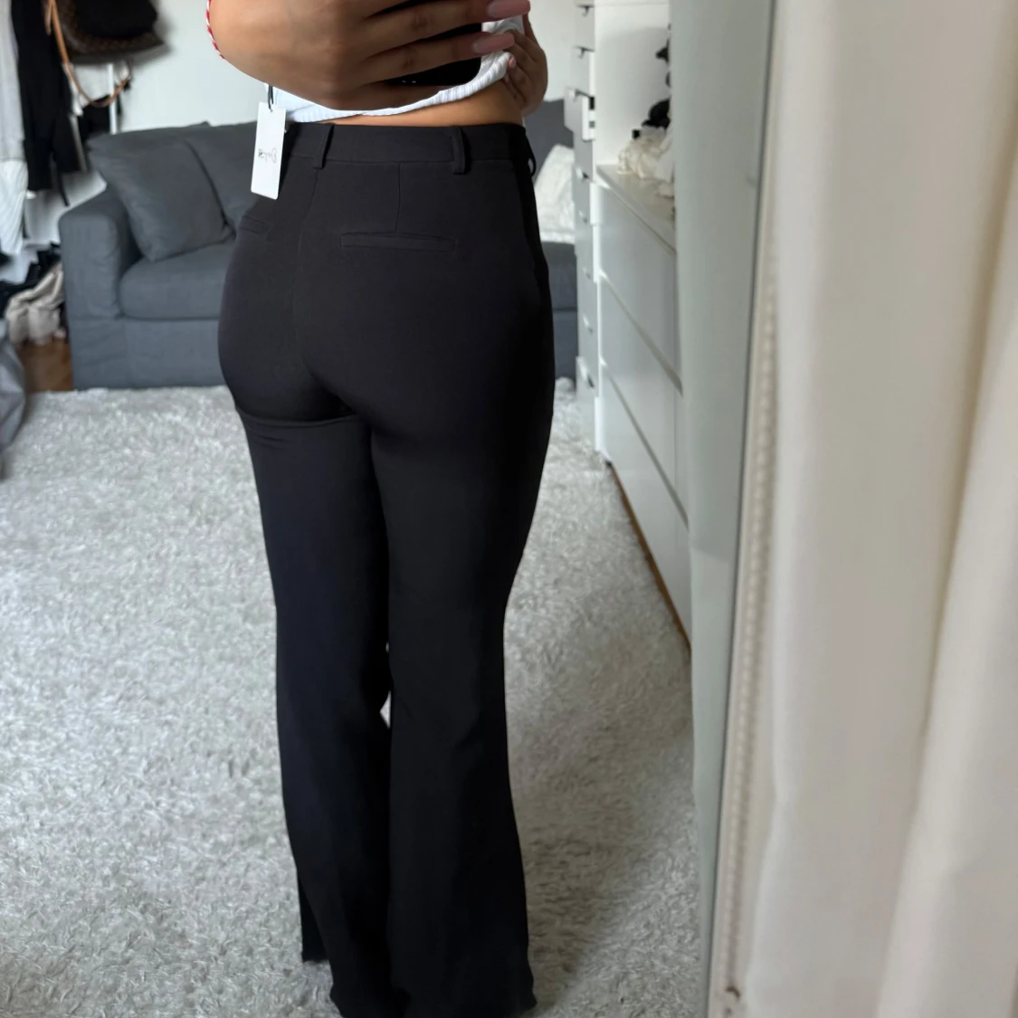 Svarta kostymbyxor - 2