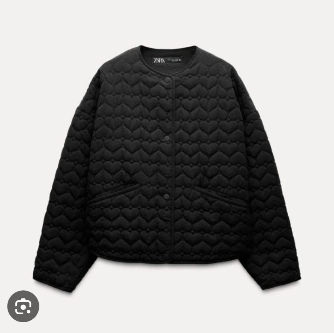 Svart quiltad jacka från Zara - 2