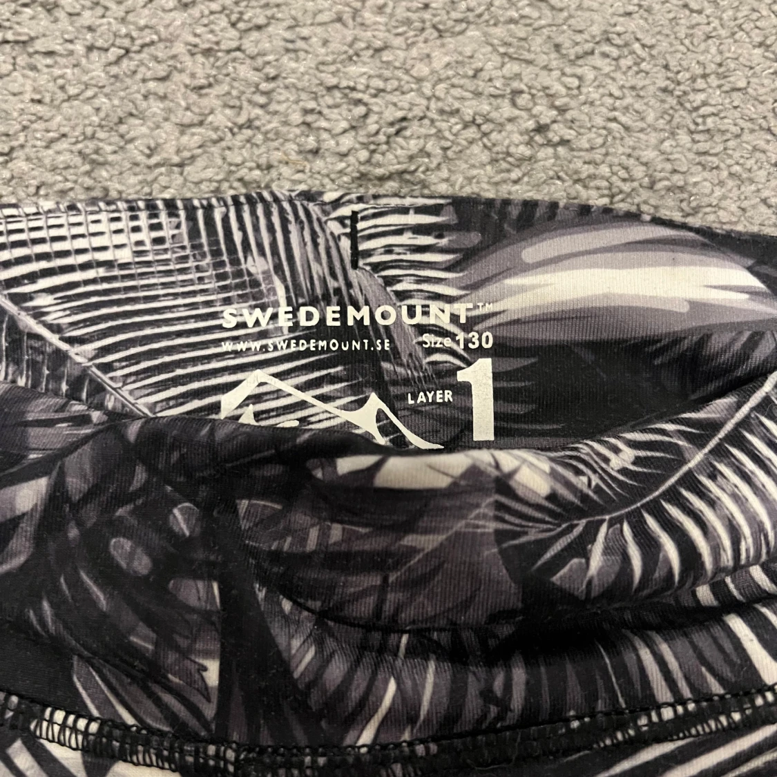 Svarta och vita träningsshorts Swedemount - 1