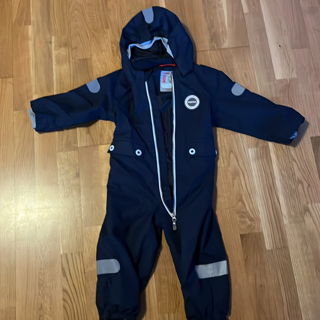 Barn overoll mörk blå 