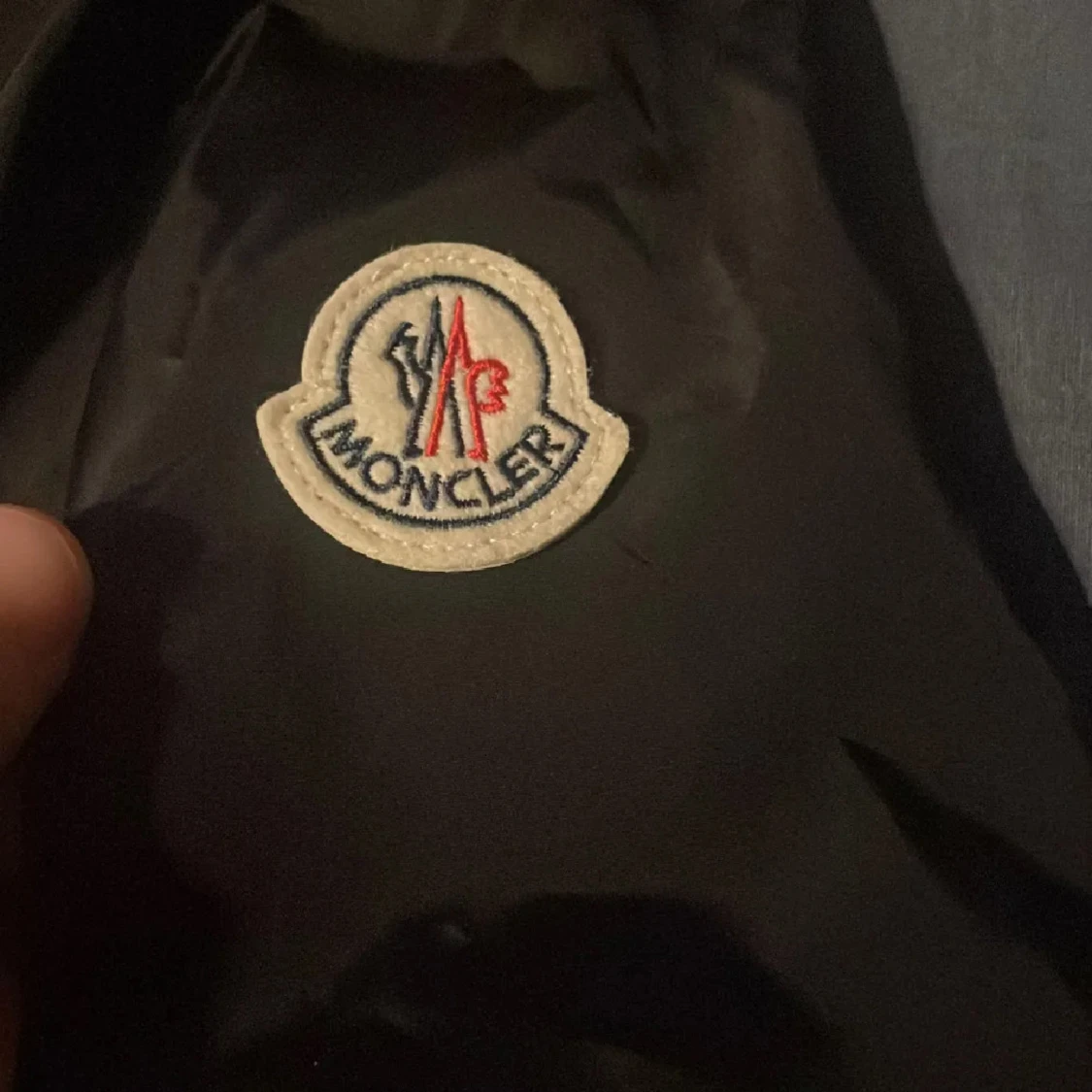 Svart vindjacka från Moncler - 2