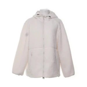 Vit teddyjacka med huva och dragkedja - Mysig vit teddyjacka med huva och hel dragkedja framtill. Jätte skön och mysig att ha till höst! Pris kan diskuteras 💕💕