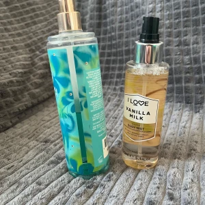 Vanilla Milk Body Mist & britney Spears Island fantasy perfume mist - Säljer två body mists. En från I Love, Vanilla Milk doft. Samt en Island Fantasy från Britney Spears.