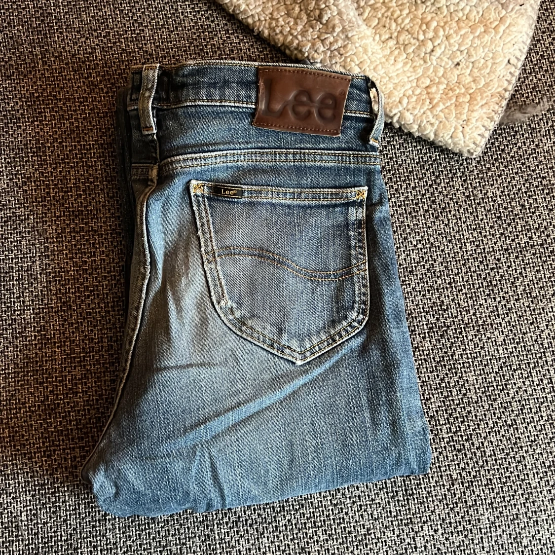Blå jeans från Lee