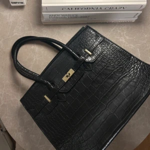 Birkin-inspirerad handväska i fakeskinn - Mycket fint skick