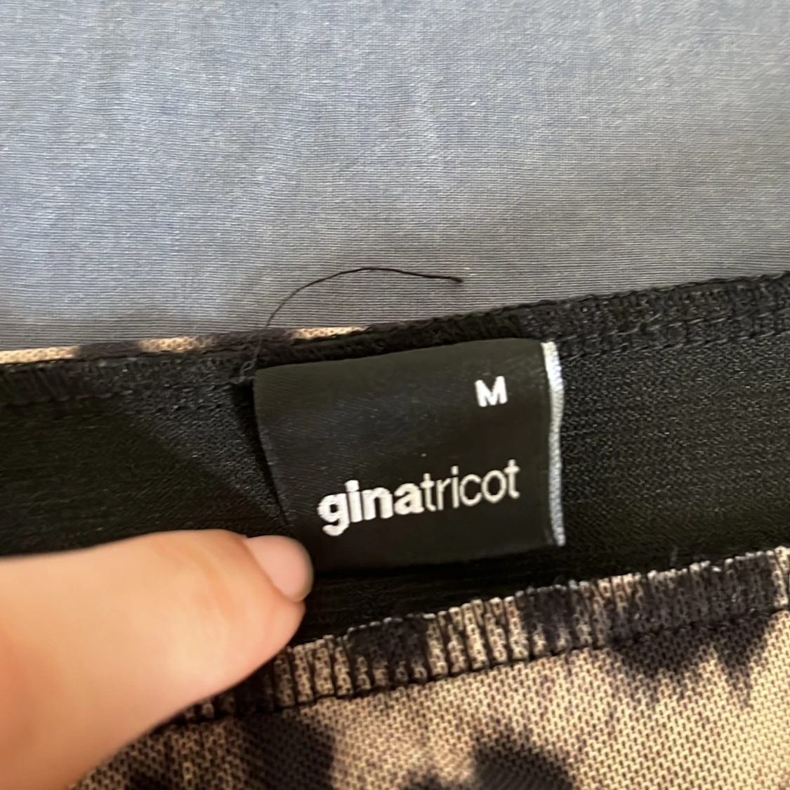 Leopardmönstrad långkjol Gina Tricot - 1