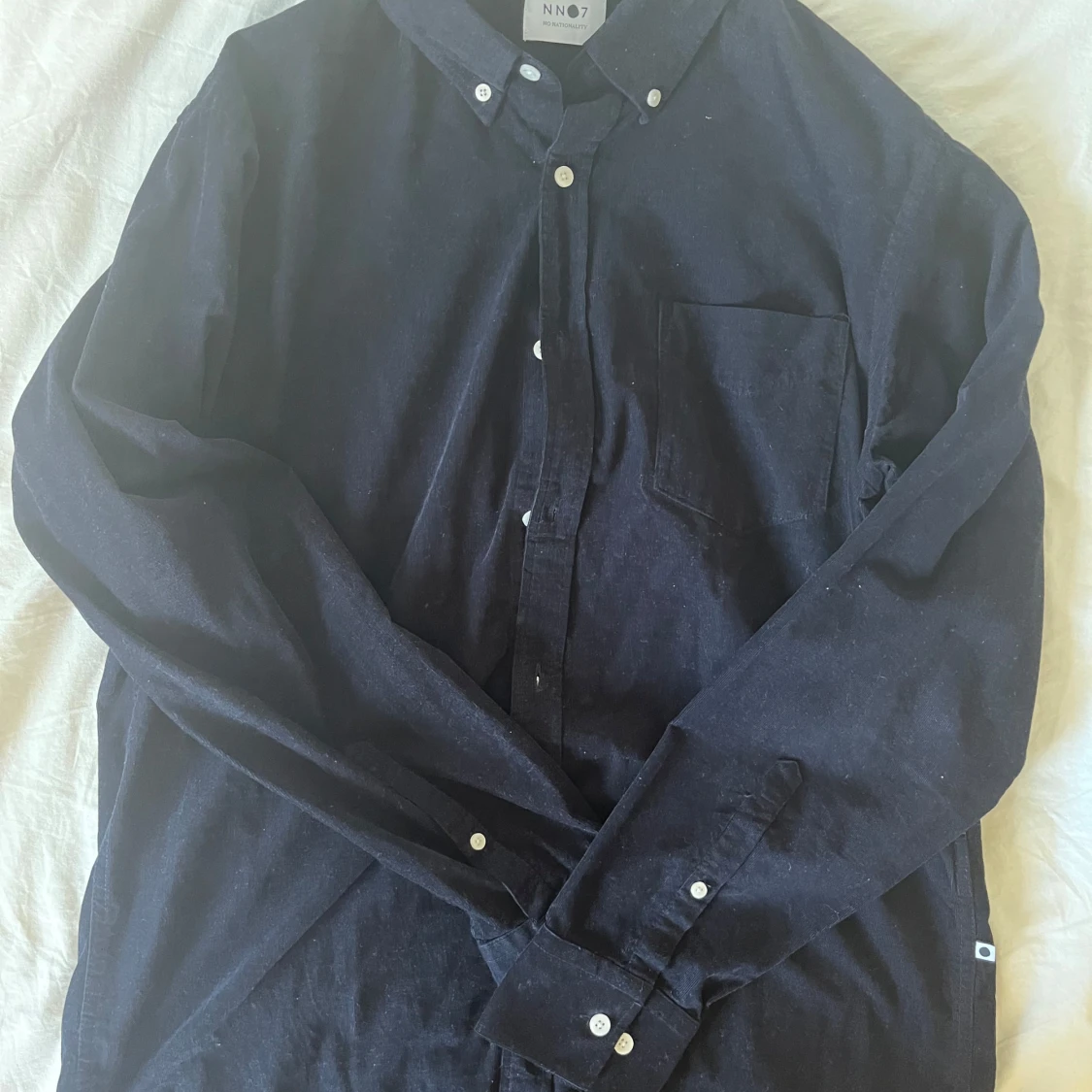 Mörkblå manchesterskjorta NN07