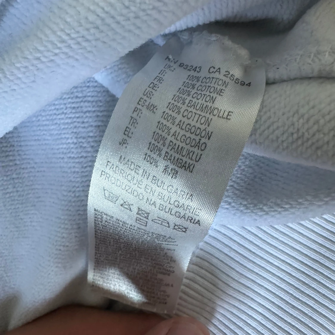 Vit långärmad tröja från Diesel  - 2