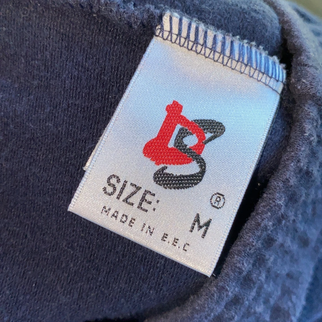 Mörkblå mjukisbyxor från BS, M - 3