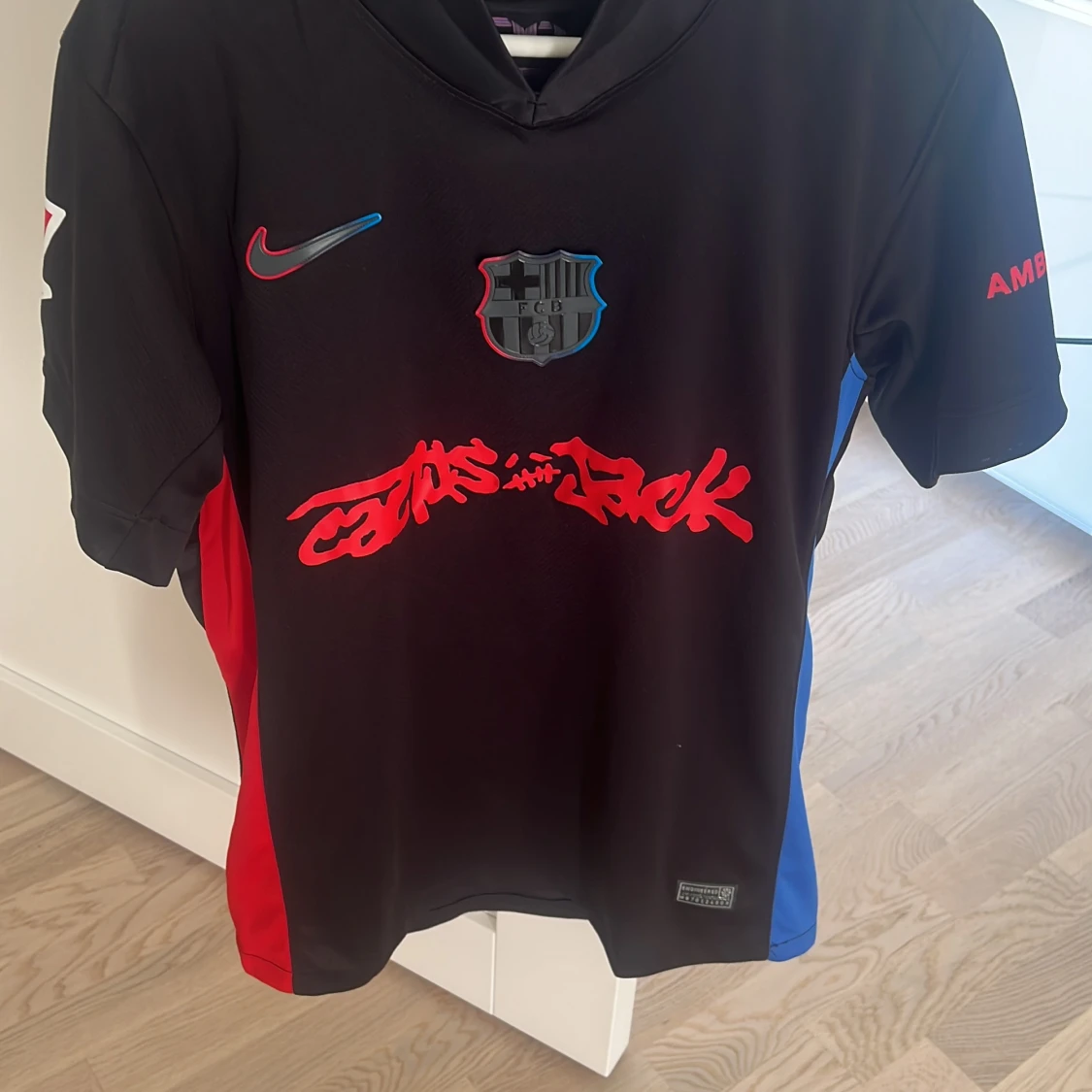 FC Barcelona x Nike svart fotbollströja