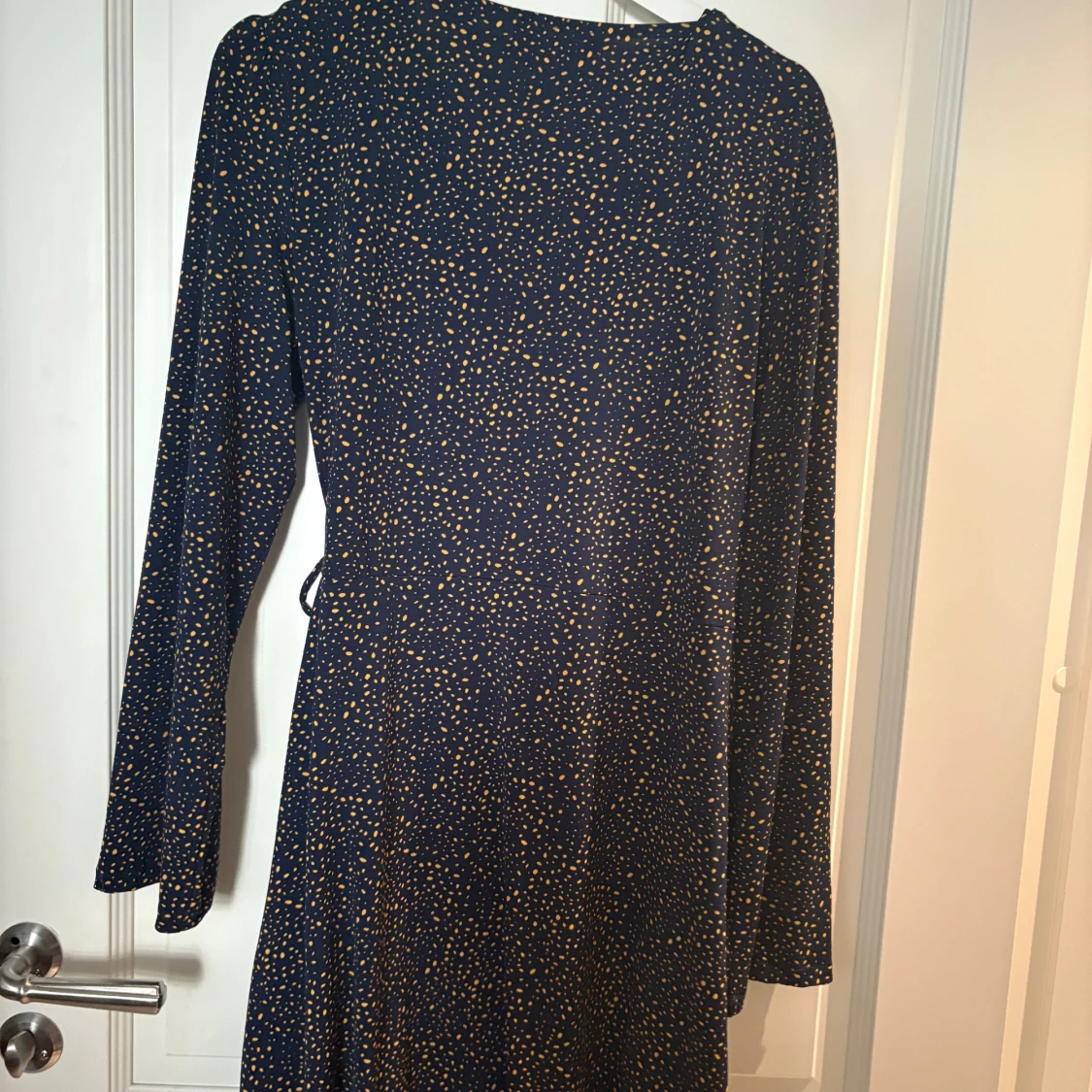 Blå omlottklänning - 2