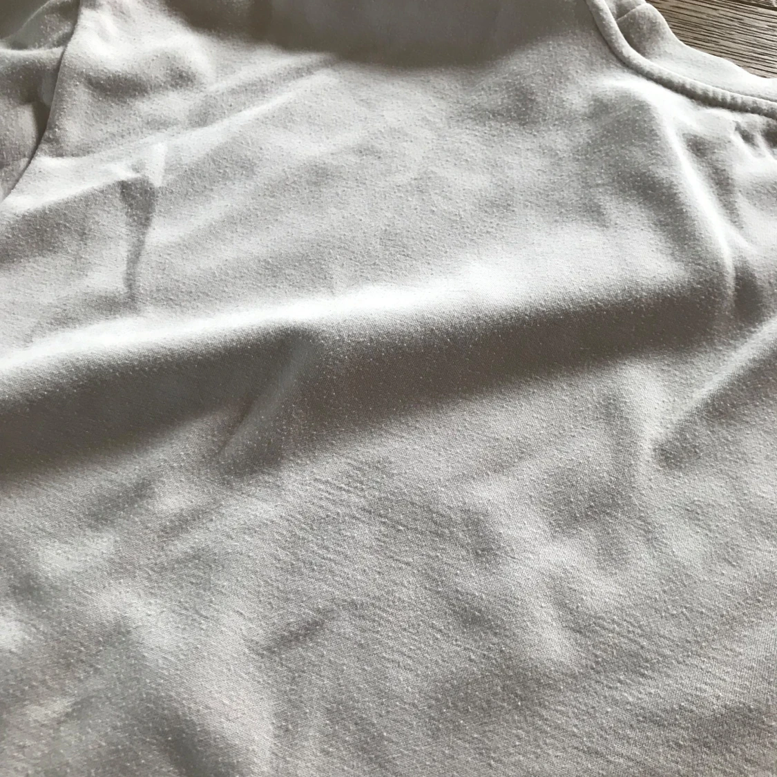 Ljusgrå basic sweatshirt - 1