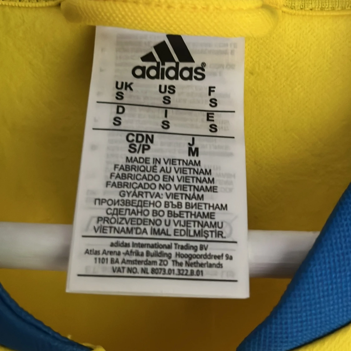 Sverige Adidas gul track jacket S - 2