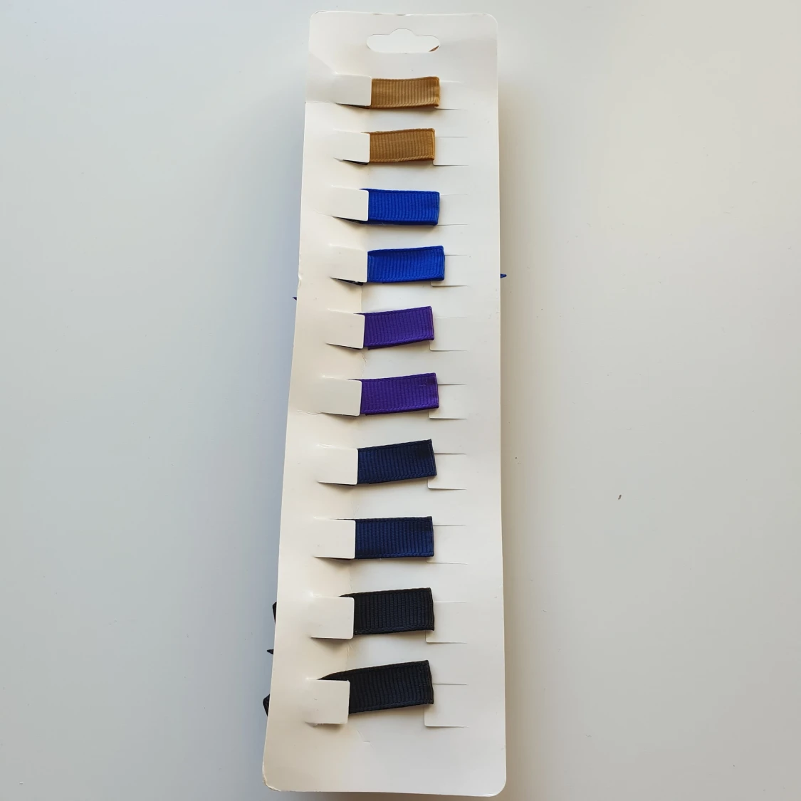 Set med färgglada rosett hårspännen  - 1