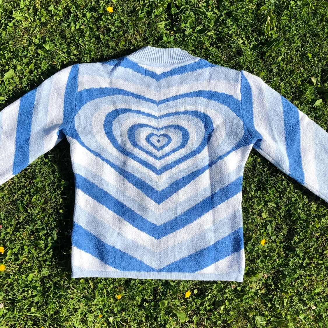 Blå heartwave tröja - 1
