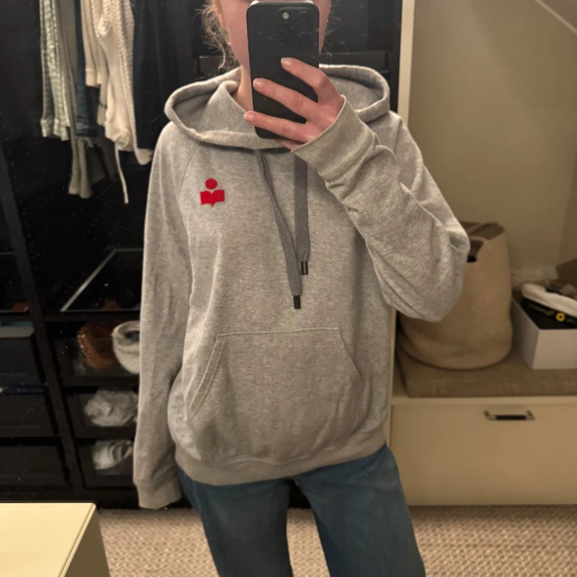 Grå Isabel Marant hoodie  - 2