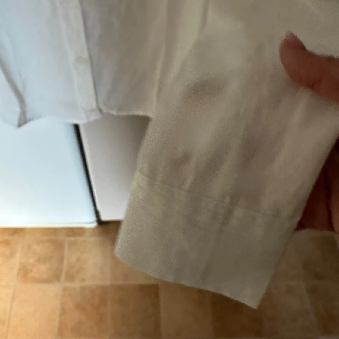 Vit långärmad skjorta - 3