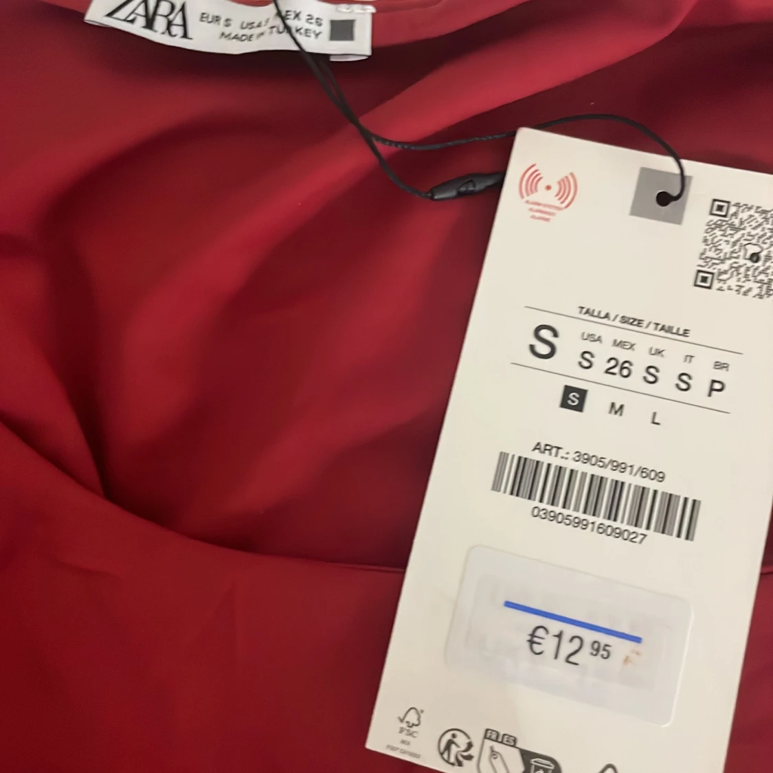 Röd ärmlös topp från Zara - 1