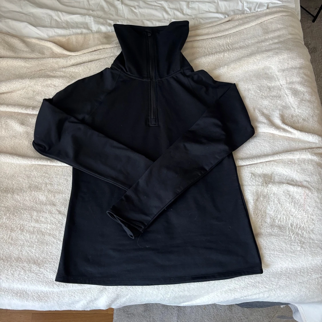 Svart half zip träningströja SOC