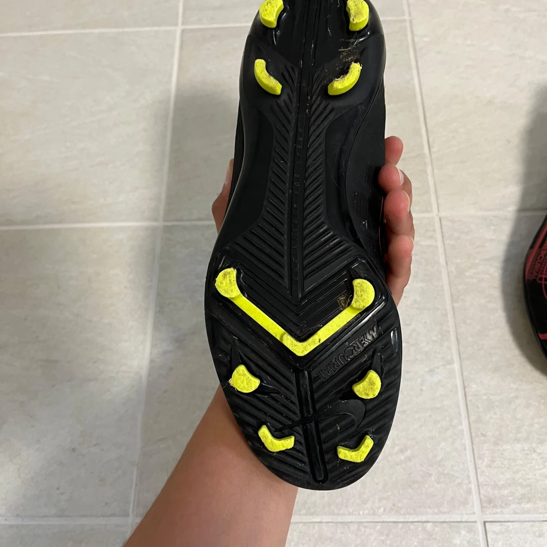 Nike Mercurial svarta fotbollsskor - 4