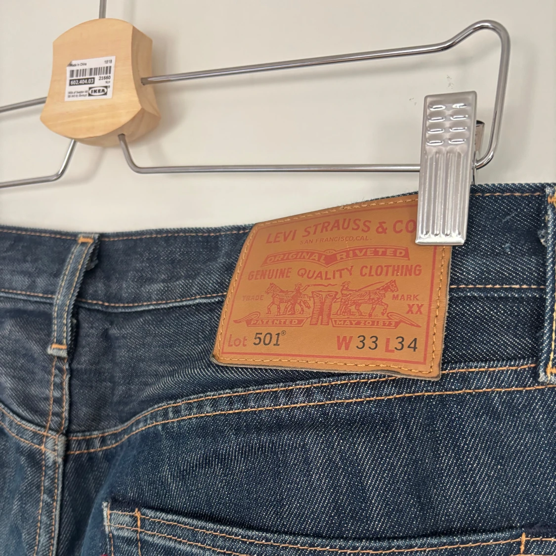 Levi's 501 mörkblå jeans W33 L34 - 2