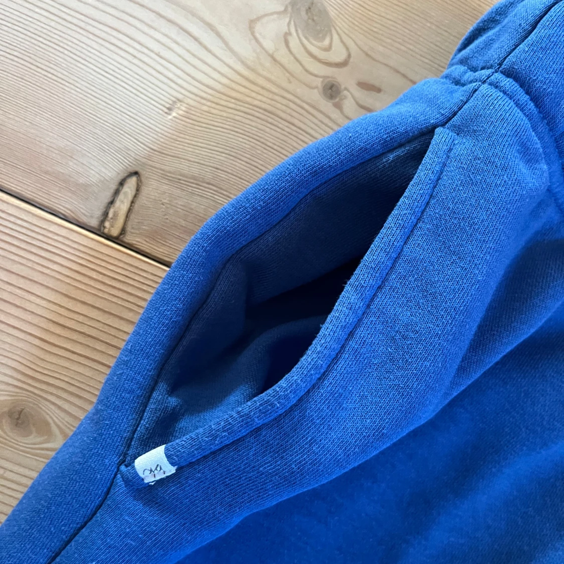 Blå mjukisbyxor med resår - 1