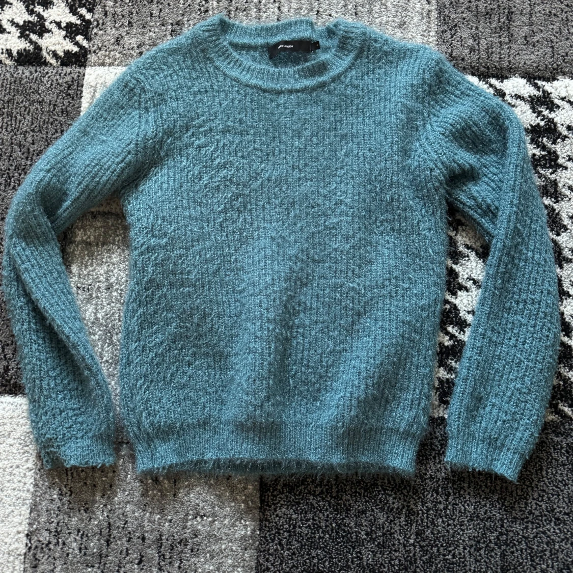 Blå stickad tröja från vero moda