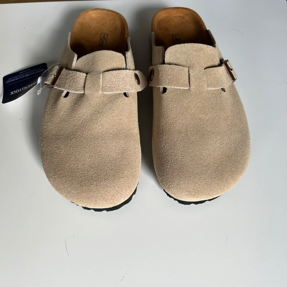 Beige mockasandaler från Birkenstock - 2
