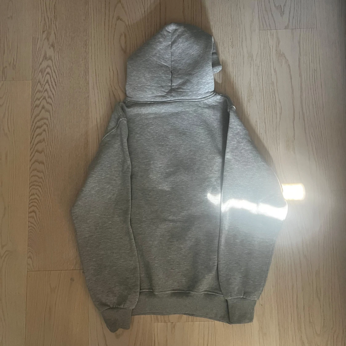 Grå Supreme hoodie med box logo - 3