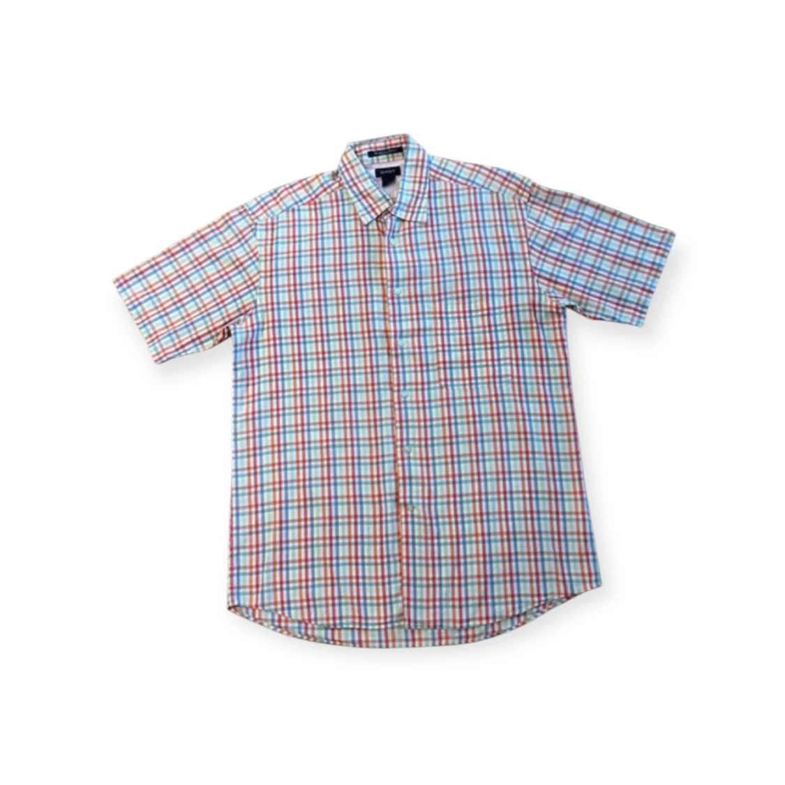 Rutig kortärmad skjorta från GANT