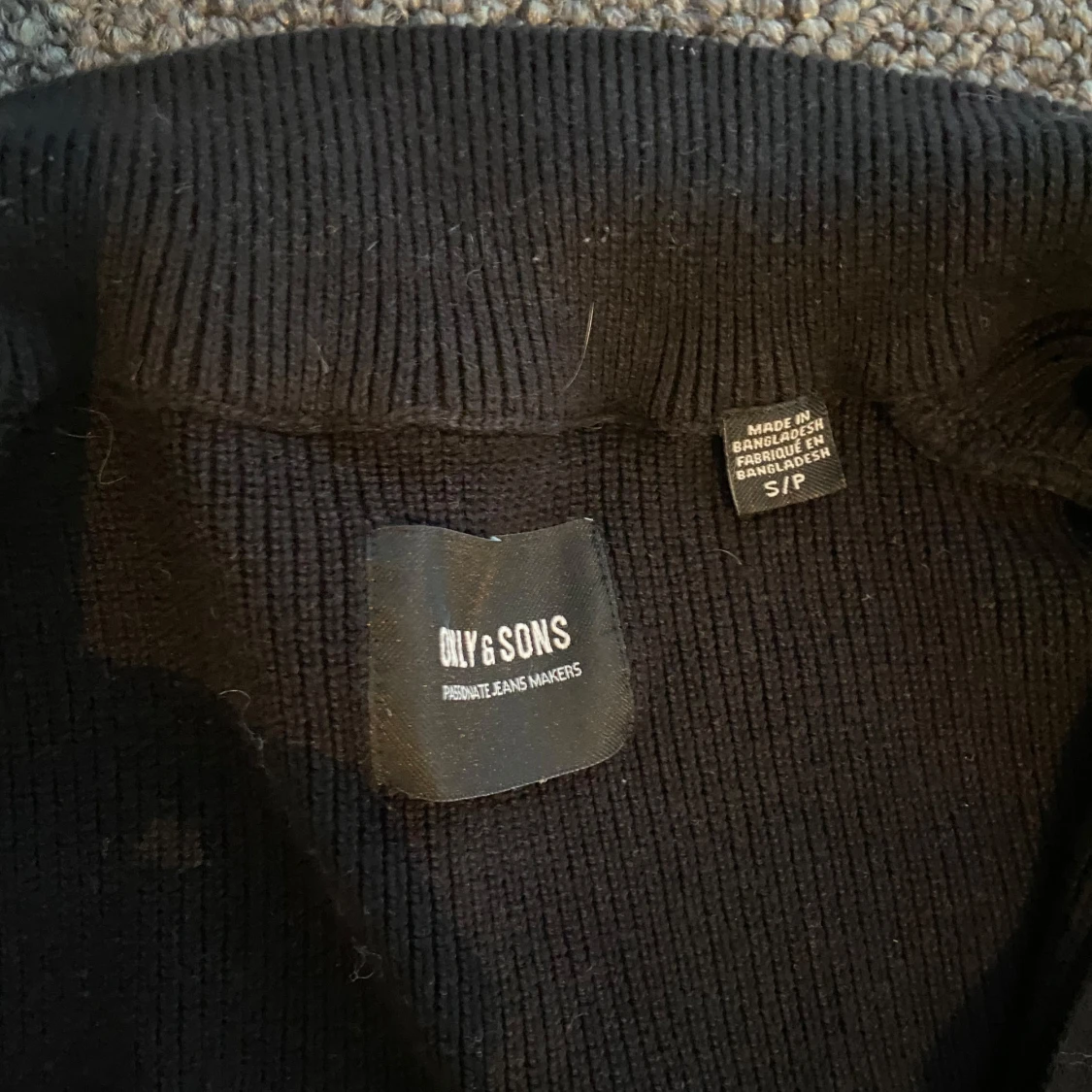 Stickad full zip  - 2