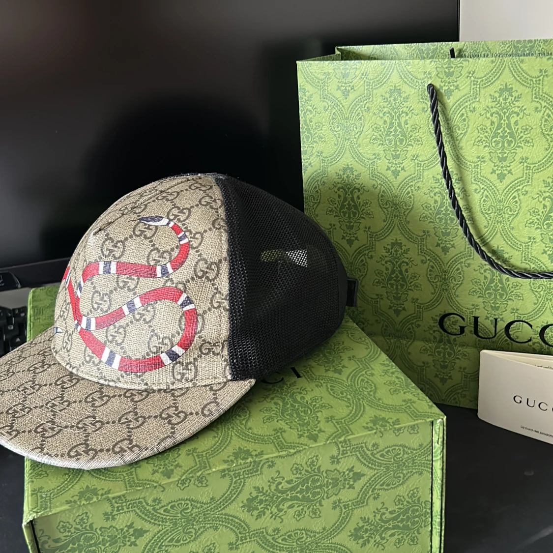 Gucci keps med orm-motiv - 3