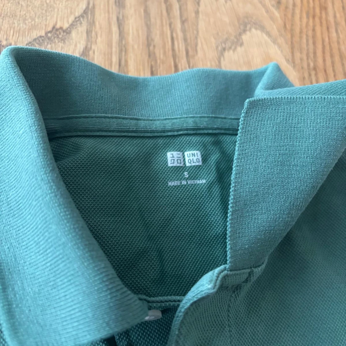 Grön pikétröja Uniqlo - 3