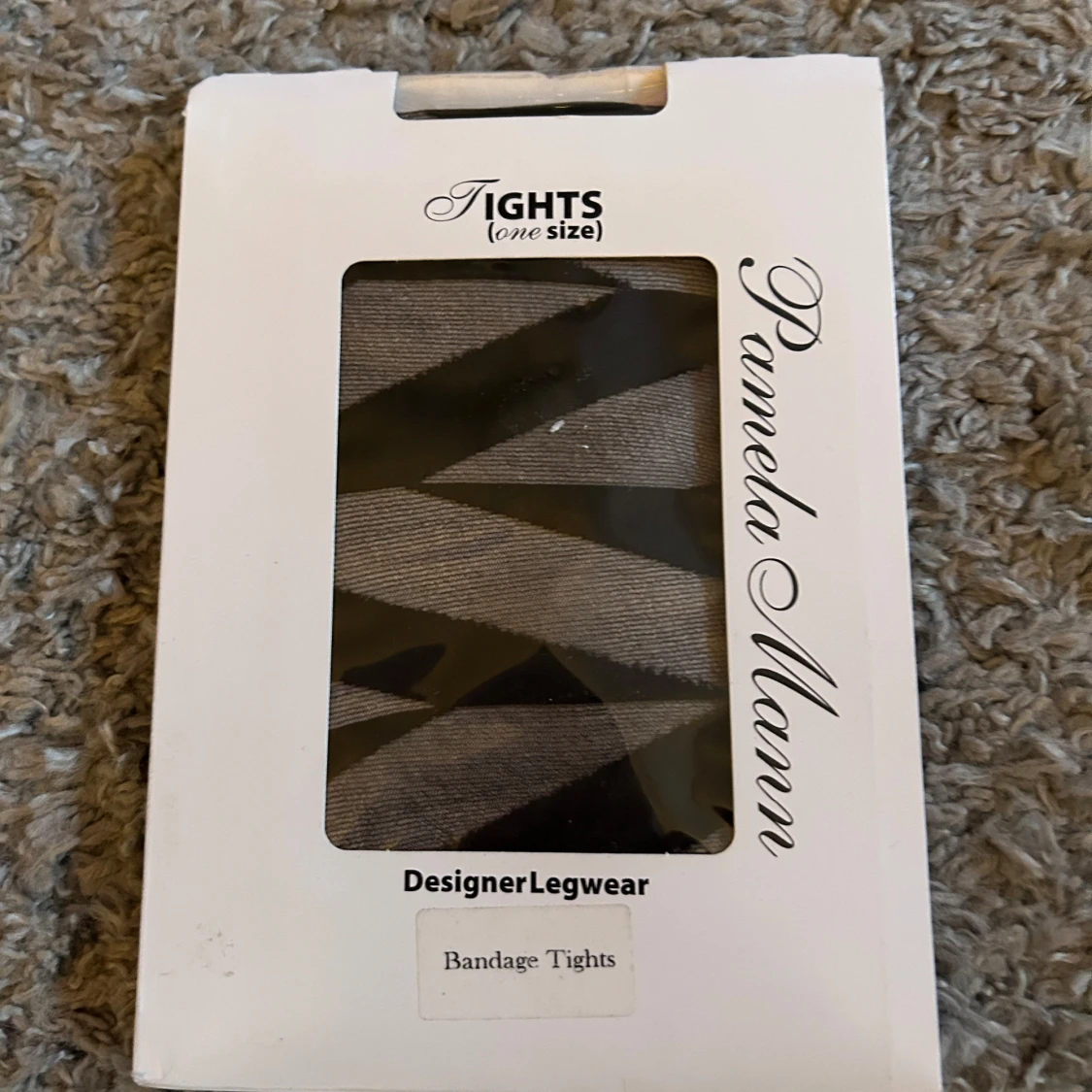 Randiga strumpbyxor från Pamela Mann onesize