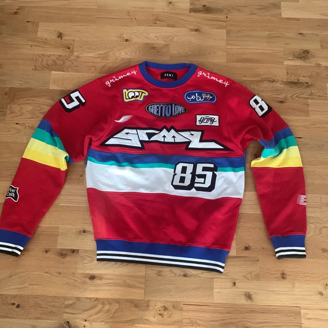 Färgglad sweatshirt från GRMY med tryck