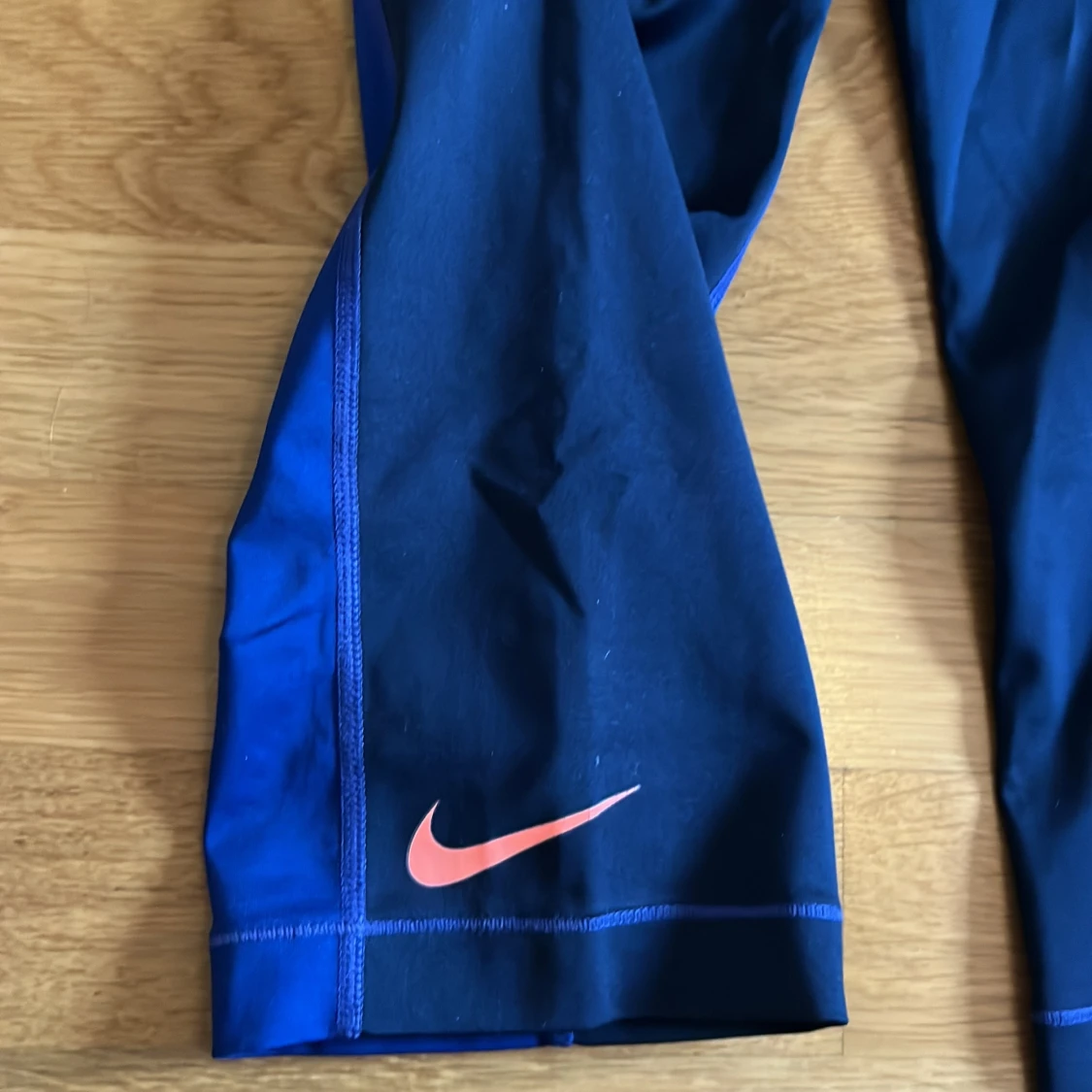 Blå Nike Pro träningstights - 2