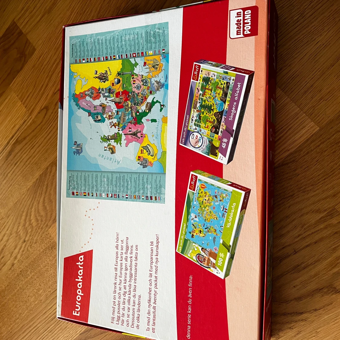 Lek- och lär-pussel Europakarta 200 bitar - 1