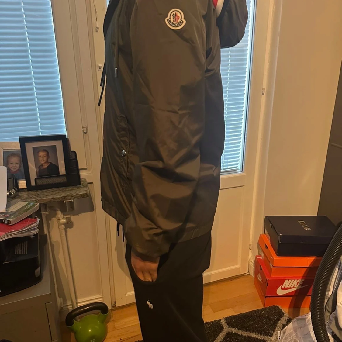 Grön vindjacka från Moncler - 1